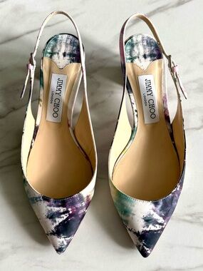 Jimmy Choo Tie Dye Shoes